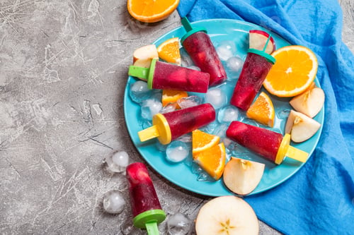 Preview: Sangria popsicles with fruits