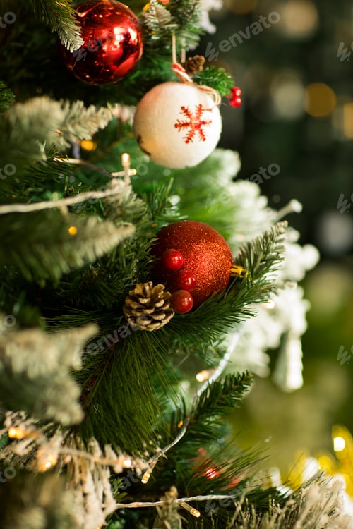 Preview: Close up of Christmas decoration