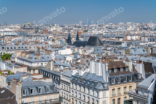 Preview: Paris, typical buildings and roofs