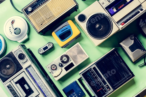 Preview: Radio audio broadcast channel vintage tuner