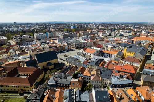 Preview: Aerial view of Olomouc city in the Czech Republic