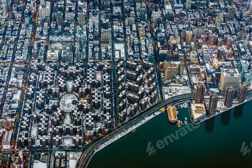 Preview: Aerial view of New York cityscape, New York, United States