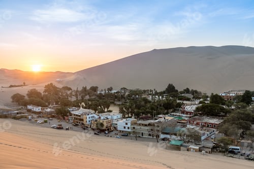 Preview: Huacachina Oasis at sunset - Ica, Peru