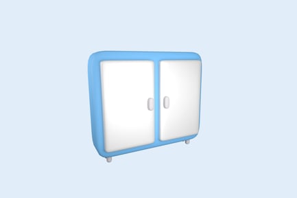 Preview: Wardrobe 3D Illustration