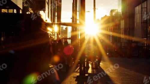 Preview: Sunset in Vancouver downtown