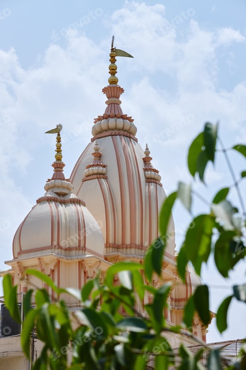 Preview: The spires of Naba Brindaban - Bagbazar , Kolkata (Calcutta) , West Bengal , India