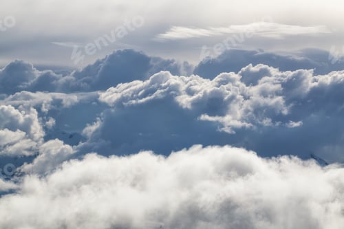 Preview: Aerial View of Cloudscape Background