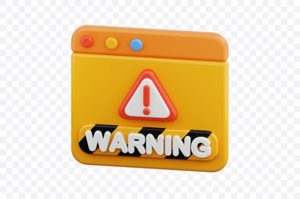 Vorschau: Warntafel für Websites