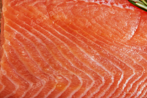 Preview: Raw salmon filet, background texture. Close-up