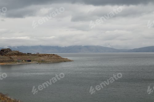Preview: Armenia, lake Sevan, view from the mountain