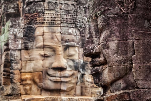 Preview: Faces of Bayon temple, Angkor, Cambodia