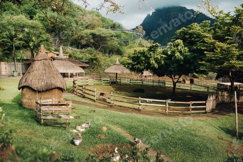 Visualização: VALEBAT CASELA PARK,Casela Nature Valebat Facilities in Mauritius.Safari Park of the island of