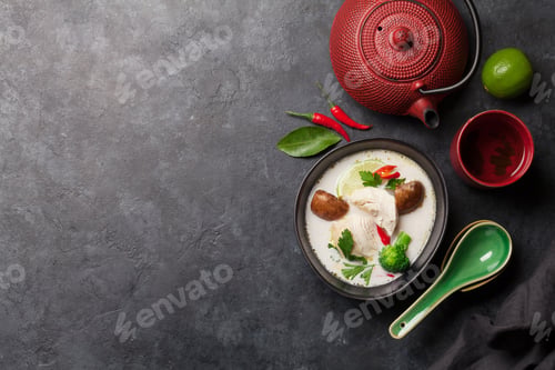 Preview: Tom Kha traditional Thai soup