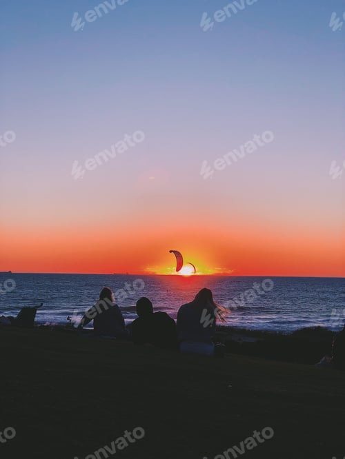 Preview: Sunset and ocean