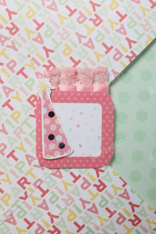 Preview: Concept of scrapbooking, scrapbooking for holiday, hobby concept