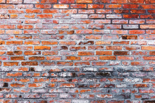 Preview: Worn brick wall pattern as background