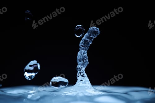 Preview: The process of boiling water, a stream of water shooting out of a humidifier or diffuser