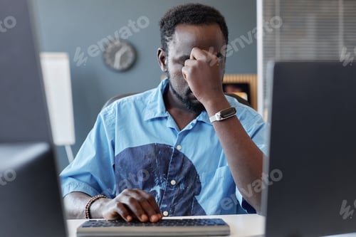 Preview: Scratching Head While Looking at Computer Screen
