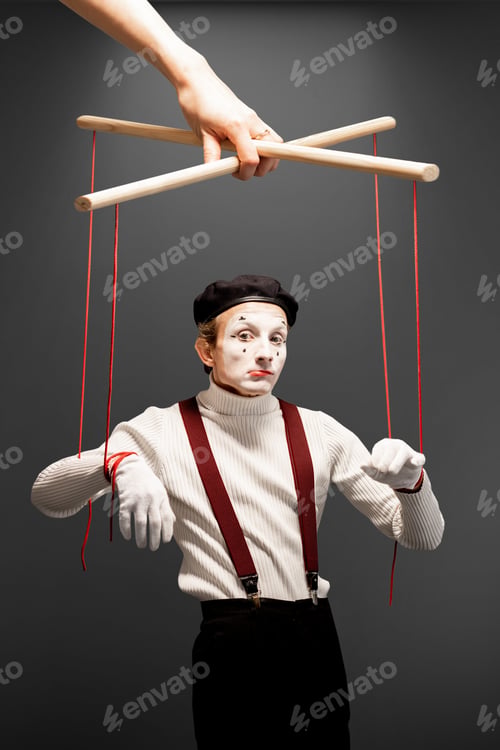 Preview: Marionette contolled by a hand