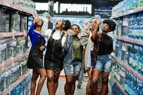 Preview: Africans at supermarket