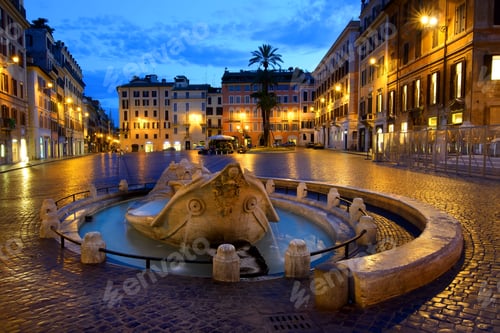 Preview: Fountain Barcaccia in Rome