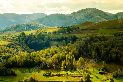 Preview: Colorful shot of the Ponor Valley, Alba, Apuseni Mountains, Carpathians