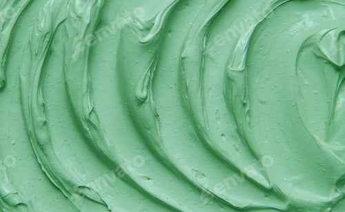 Preview: Clay texture spa mask for face and body. Selective focus.