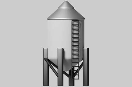Preview: Silo with ladder