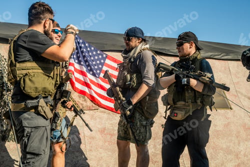 Preview: Giving advice to young men at shooting range