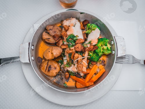 Preview: Traditional Portuguese food Polvo a Lagareiro