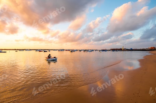 Preview: Fisherman with boat
