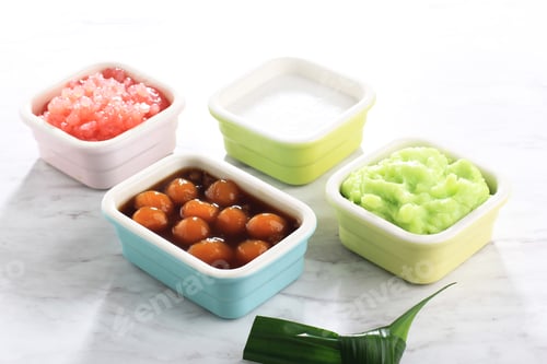 Preview: Ingredient of Es Bubur Sumsum or Es Bubur Lemu Bandung,