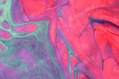 Preview: Pink and blue liquid abstract background.