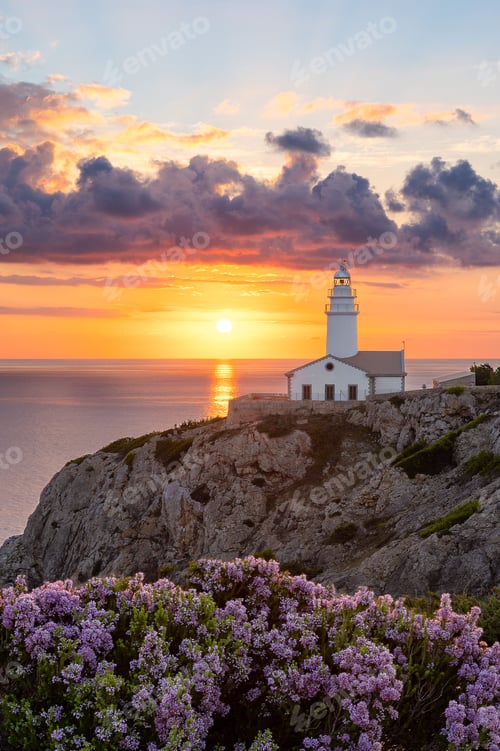 Preview: Far de Capdepera, Capdepera lighthouse, in Mallorca (Majorca), Balearic Islands, Spain