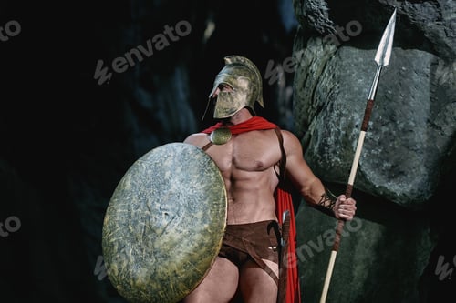 Preview: Spartan warrior in the woods