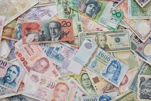 Preview: Global Currency Collection: International Bank Notes Still Life