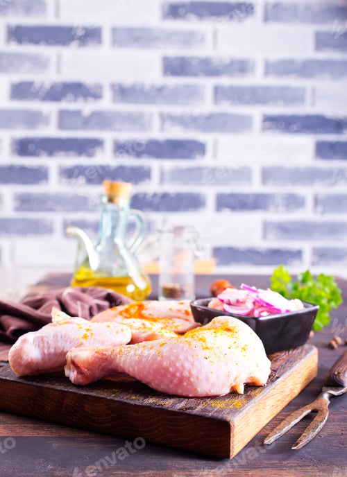 Preview: Chicken with spice and salt