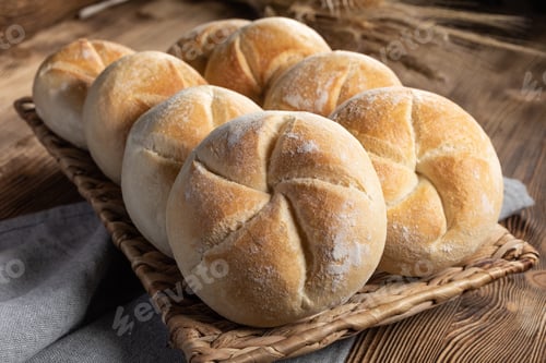 Preview: Fresh bread for breakfast.