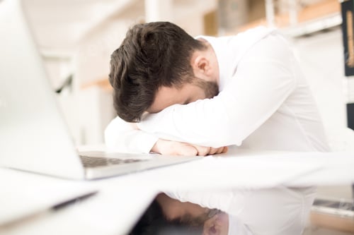 Preview: Tired businessman