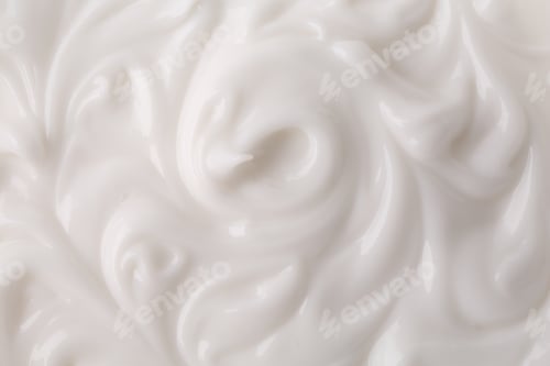 Preview: Texture of body care cream as background, top view