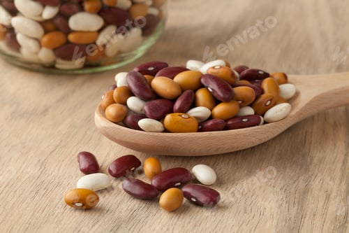 Preview: Mixed organic colorful beans