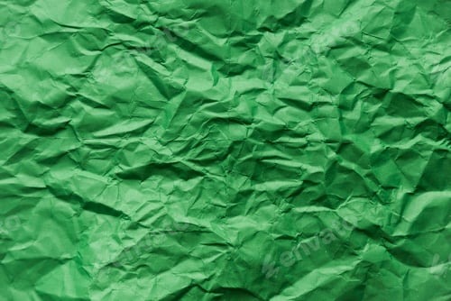 Preview: Green crumpled paper for background.
