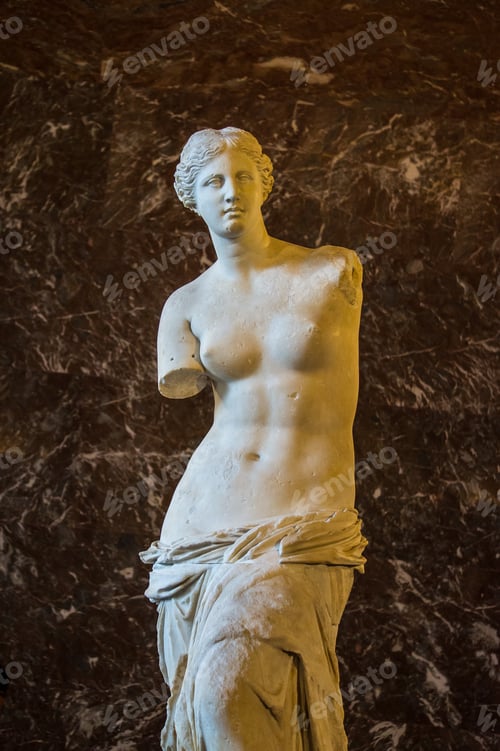 Preview: Venus de Milo at the Louvre Museum, Paris, France