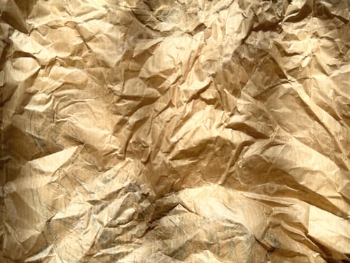 Preview: Abstract Wrinkled Paper Texture in Warm Light