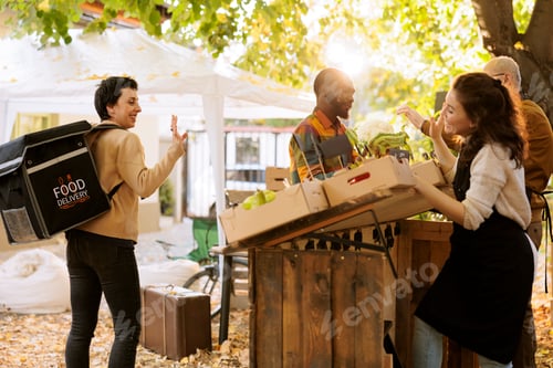Preview: Courier prepared to deliver bio produce