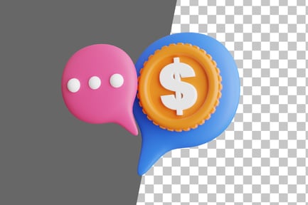 Preview: Money Talk 3D Icon