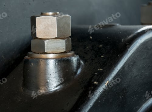 Preview: bolts and nuts in industry