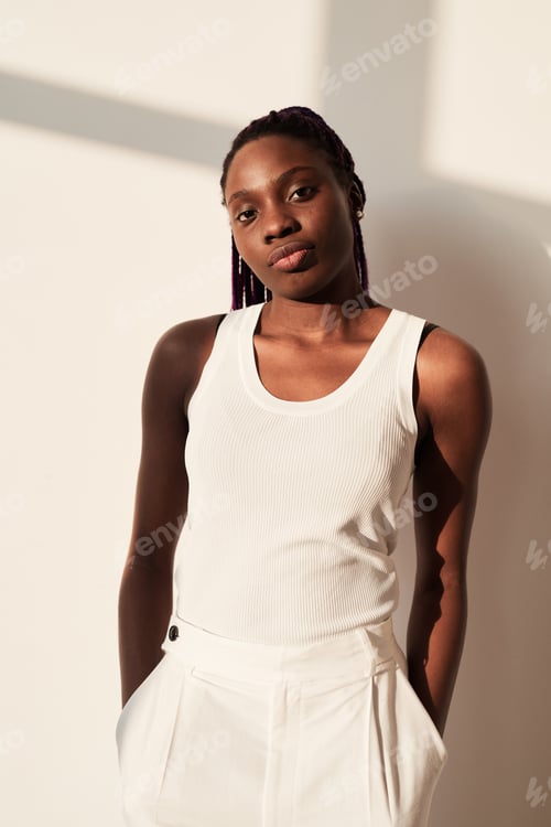 Preview: Confident African American Woman in Sunlight