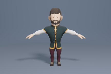 Preview: Medieval character aristocrat