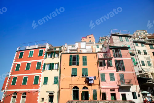 Preview: Photographic details of the town of Riomaggiore Liguria